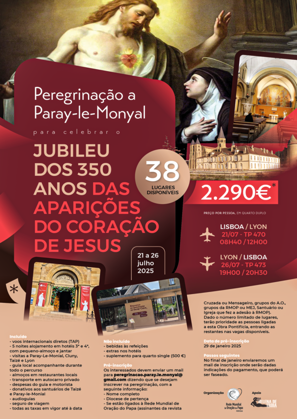 programa peregrinação Paray-Le-Monial